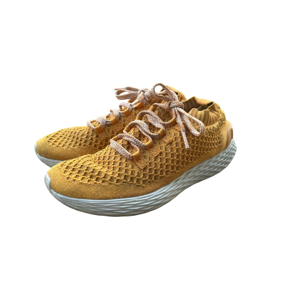 NOBULL Knit Runner Shoes Mustard Gold Men's 10.5 Women's 12 GUCTraining Sneakers